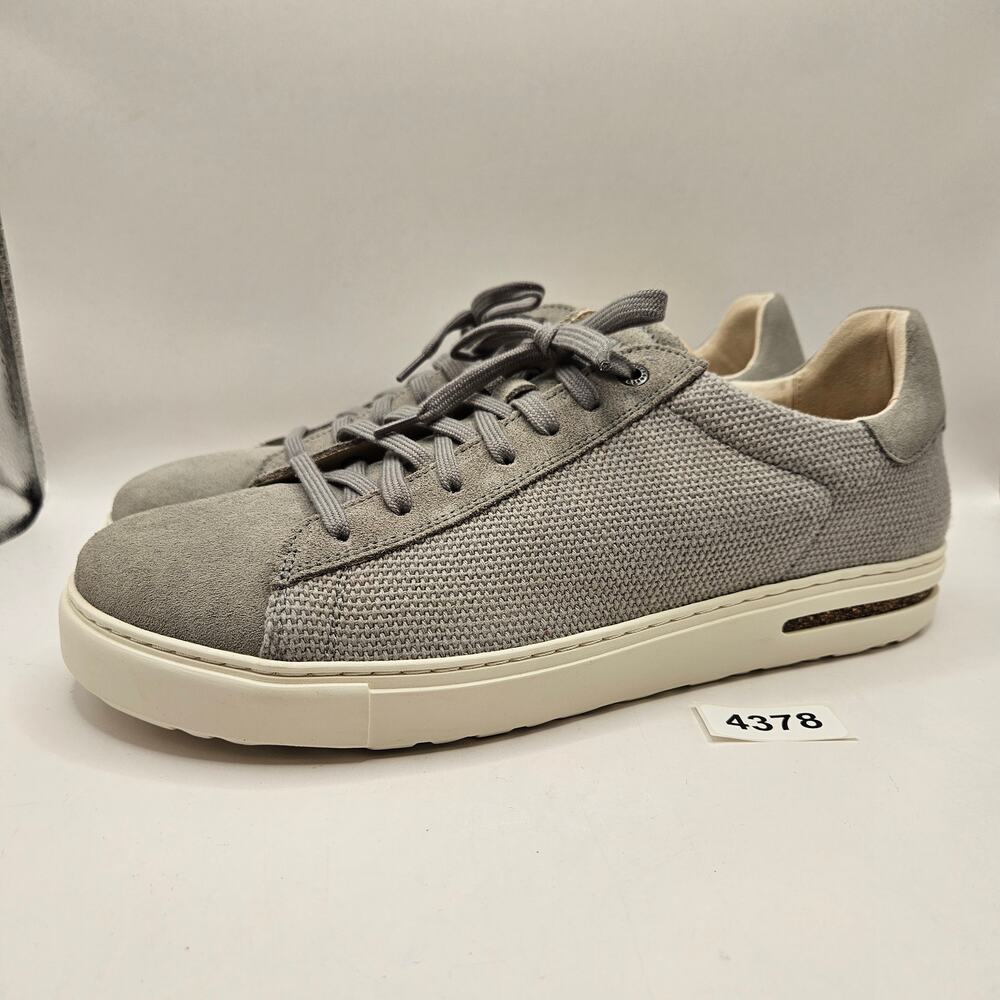 BIRKENSTOCK MEN'S 11 BEND LOW LIGHT GREY TEXTILE LOW TOP SNEAKER MADE IN GERMANY